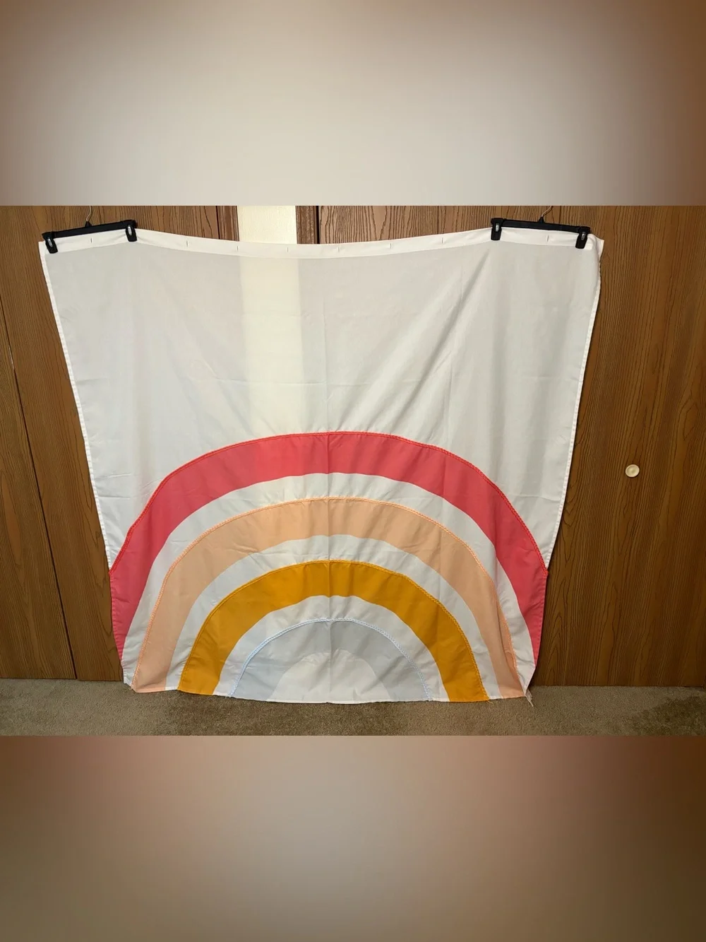 Pillowfort Kids Rainbow Cloth Shower Curtain- 72inx72in